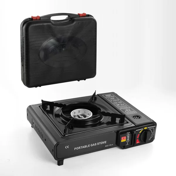 Portable outdoor cassette stove, outdoor gas stove for hot pot and barbecue, household gas stove, butane gas stove