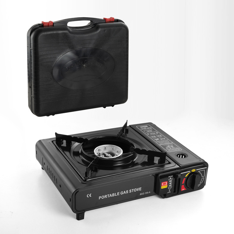 Portable outdoor cassette stove, outdoor gas stove for hot pot and barbecue, household gas stove, butane gas stove