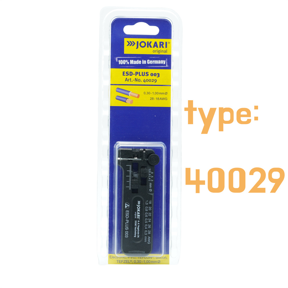 德国原装进口JOKARI ESD-PLUS 003快速好用电缆剥线器 40029开缆