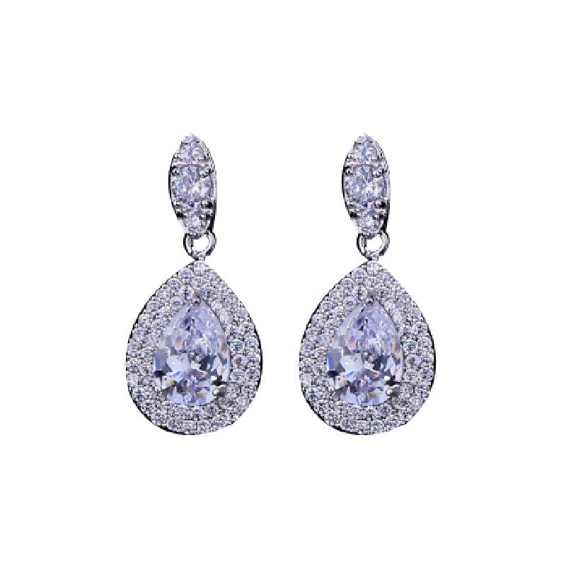 White Diamond-Earrings