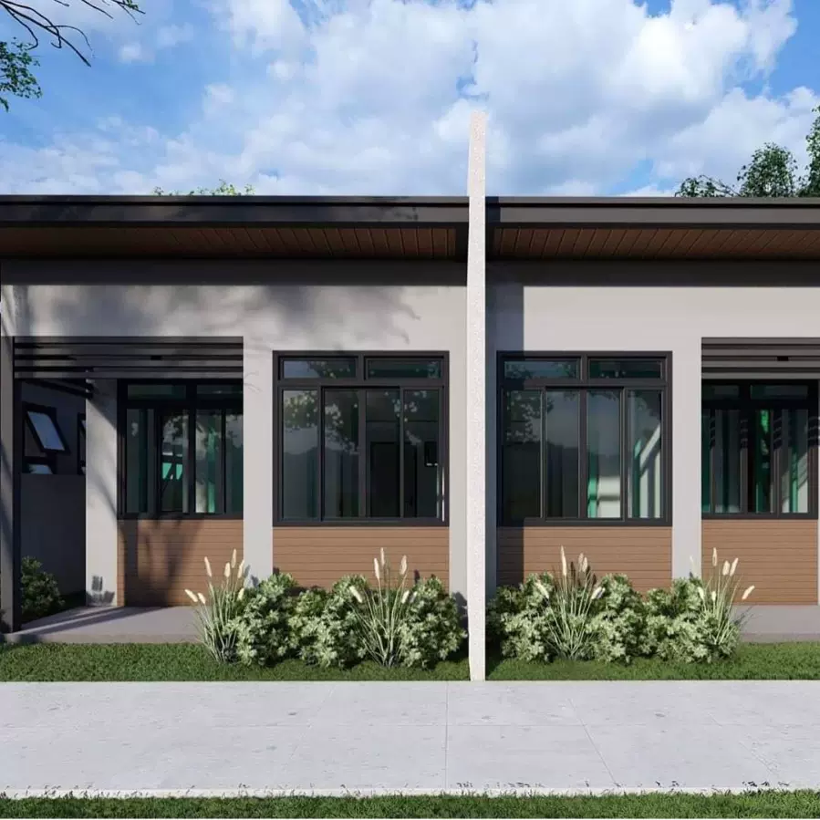 定制轻钢结构房屋 H钢结构东南亚海岛气候安置房扶贫救灾援助房屋