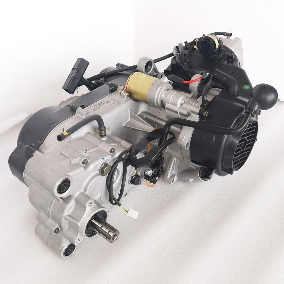 Golden Wave Gy6 200Cc Air-Cooled Engine with Hand-Pull Start, Stepless Transmission, and Reverse Gear for Beach Buggy Go-Kart