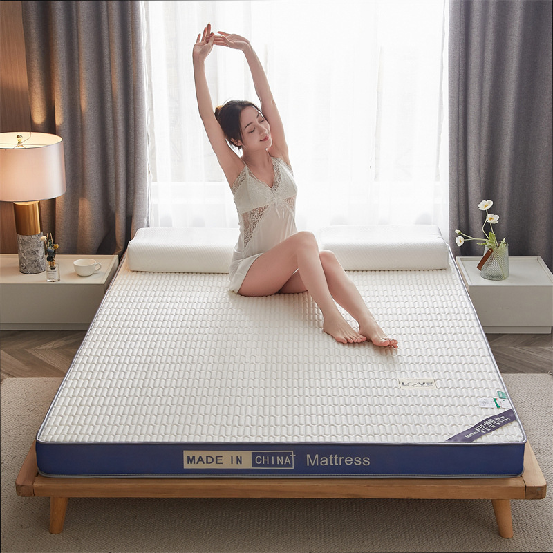 New Thailand Latex Cool Silk Stereo Mattress Memory Sponge Single Double Tatami Home Dormitory Soft Mat