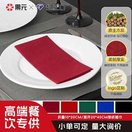 无尘餐巾纸20*40彩色无尘纸高档酒店一次性口布加厚纸巾跨境专供