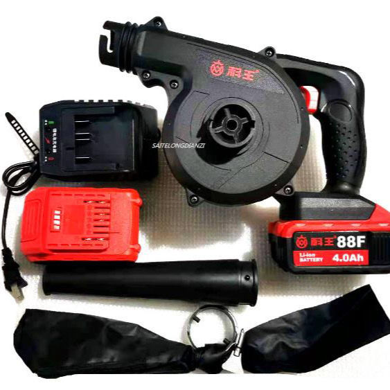 新款科王无刷电机锂电池无线户外吹风机除尘器吸吹两用净化空气