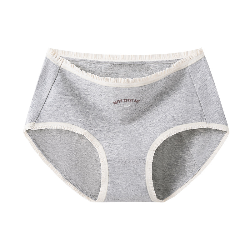 Ropa interior fisiológica de algodón puro para mujer, período menstrual, entrepierna antibacteriana, entrepierna a prueba de fugas, entrepierna larga, ropa interior especial para tía