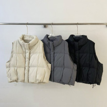 秋冬保暖穿搭！2025新款韩版ins立领设计宽松休闲羽绒马甲外套女