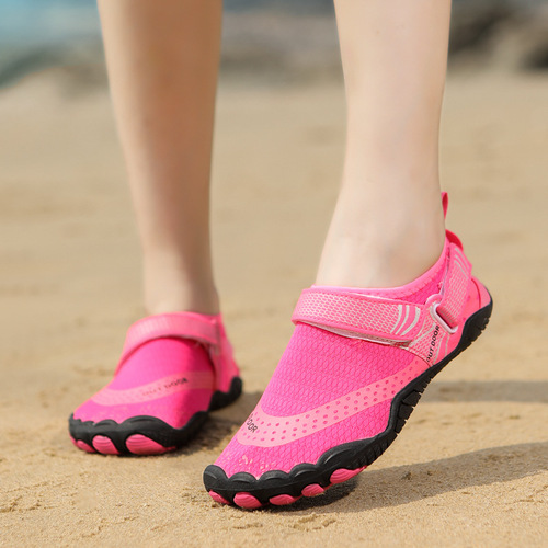 Outdoor river tracing shoes for men and women, quick-drying five-finger beach shoes, women's non-slip swimming shoes, amphibious fishing shoes