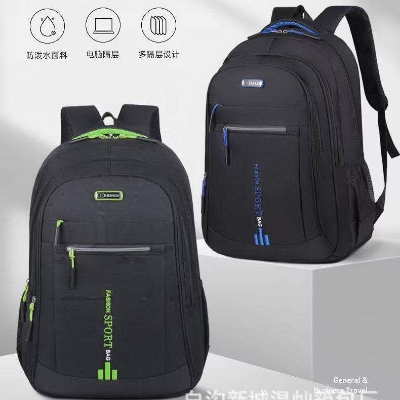 Cross-Border Exclusive Supply of Men's Large-Capacity Business Computer Backpacks, Women's Travel Bags, Student School Bags Wholesale
