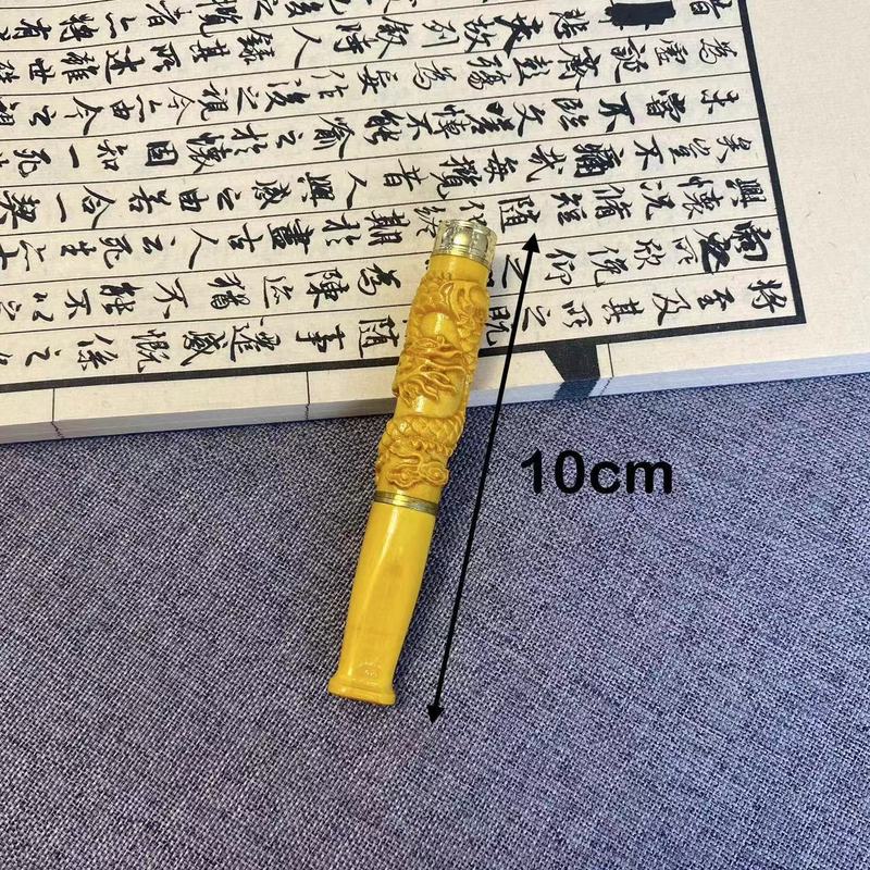 金丝楠木 大叶黄花梨 紫光檀木老式烟斗貔貅烟杆过滤烟嘴可清洗|undefined
