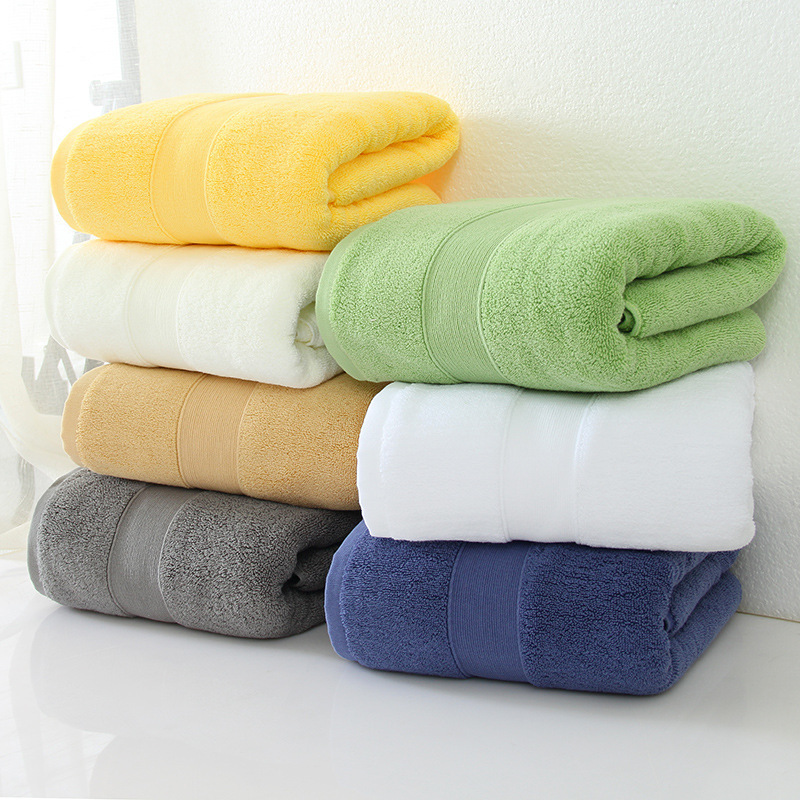500Gms Combed Cotton Thickened Hotel Towels and Bath Towels with Embroidered Logo Wholesale Soft and Absorbent for Beauty Salons 500Gms Combed Cotton Thickened Hotel Towels and Bath Towels with Embroidered Logo Wholesale Soft and Absorbent for Beauty Salons