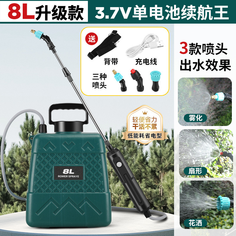 电动喷雾器农用喷壶高压小型消毒家用打药机农药喷洒器浇花水神器|undefined