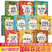 小学生彩图注音 思维导图版绿野仙踪格列佛游记昆虫记课外阅读书