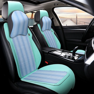 Four Seasons Pad: Linen High-End Car Seat Cushion