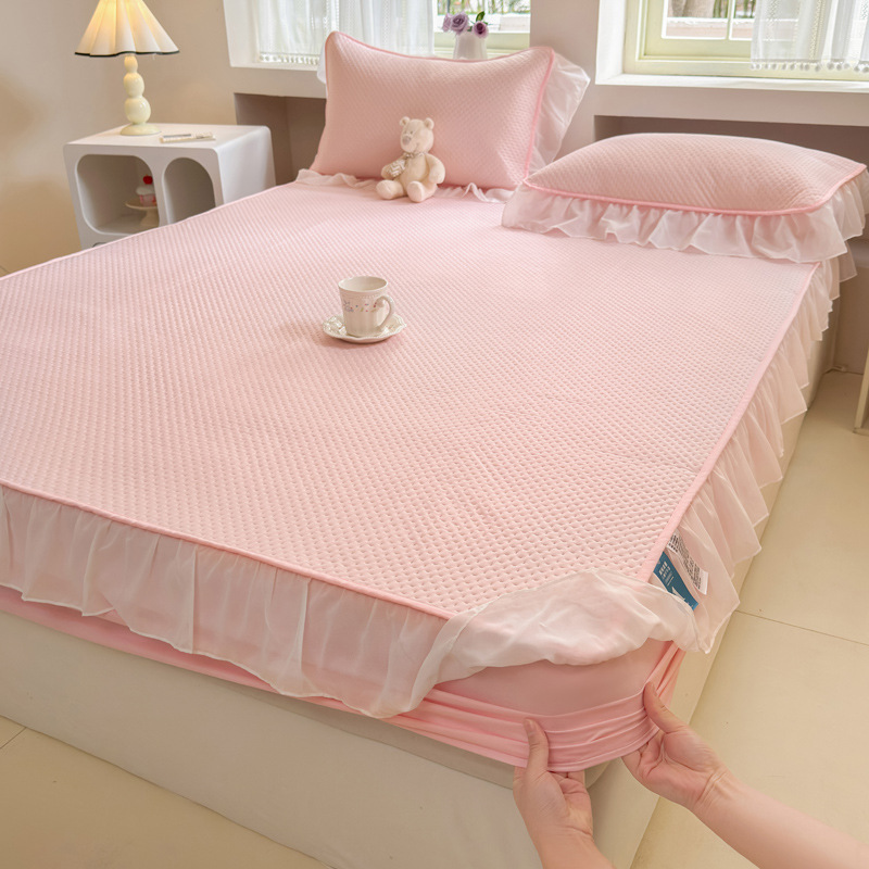 Mejoras de estilo de encaje-rosa jade