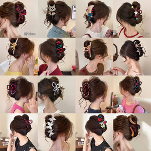 Korean hairgrip, crab pin, big shark, 2026 years, new collection, high-quality style