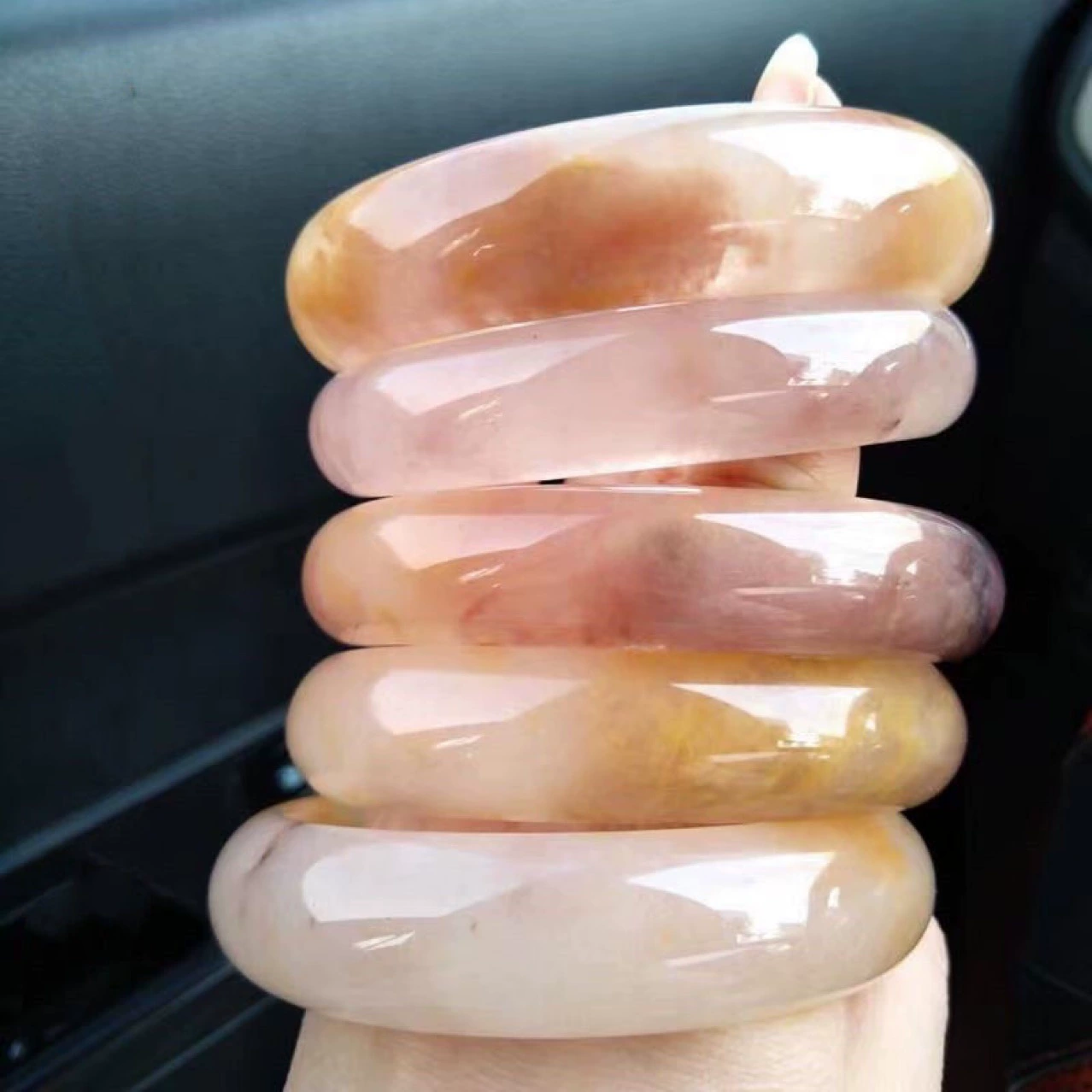 Фабрика оптовая доставка в прямом эфире AAA фиолетовый нефритовый браслет натуральный без впрыска золотой нефритовый нефритовый браслет