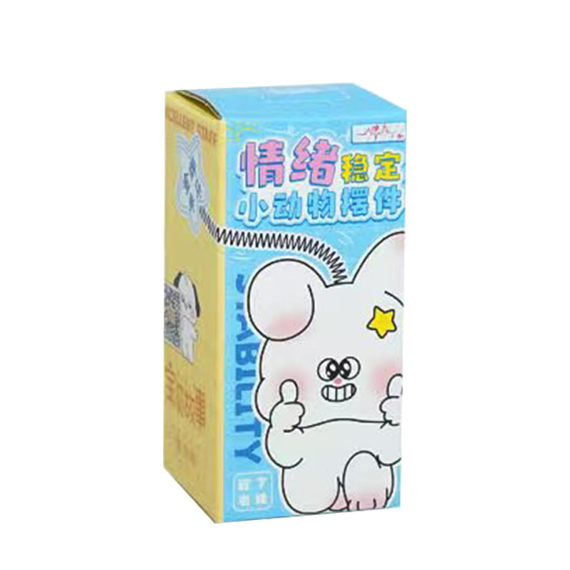 クリエイティブな新作漫画風可愛いペットの感情安定小動物置物、流行のオフィスデスク用ストレス解消おもちゃ卸売|undefined