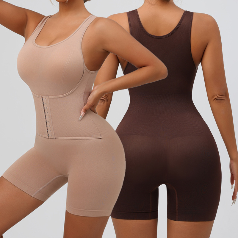 Body damskie w dużym rozmiarze, zapinane na guziki, modelujące brzuch, podnoszące biodra, modelujące talię i podtrzymujące biust, bielizna nocna_voghion.com