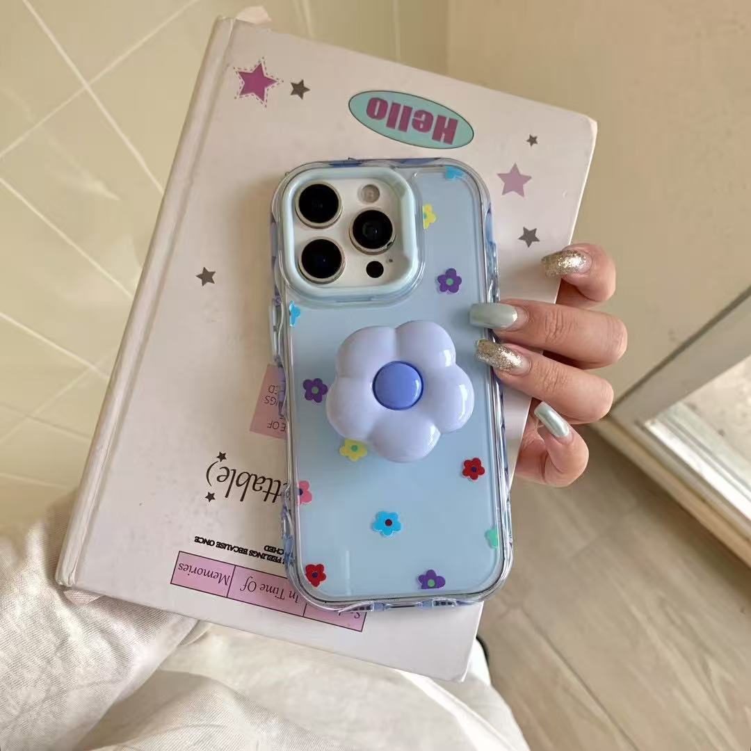 Flores de dopamina de colores para Apple 15Pro/16Pro funda para teléfono móvil 14PM verano 13 femenino 16PM pareja