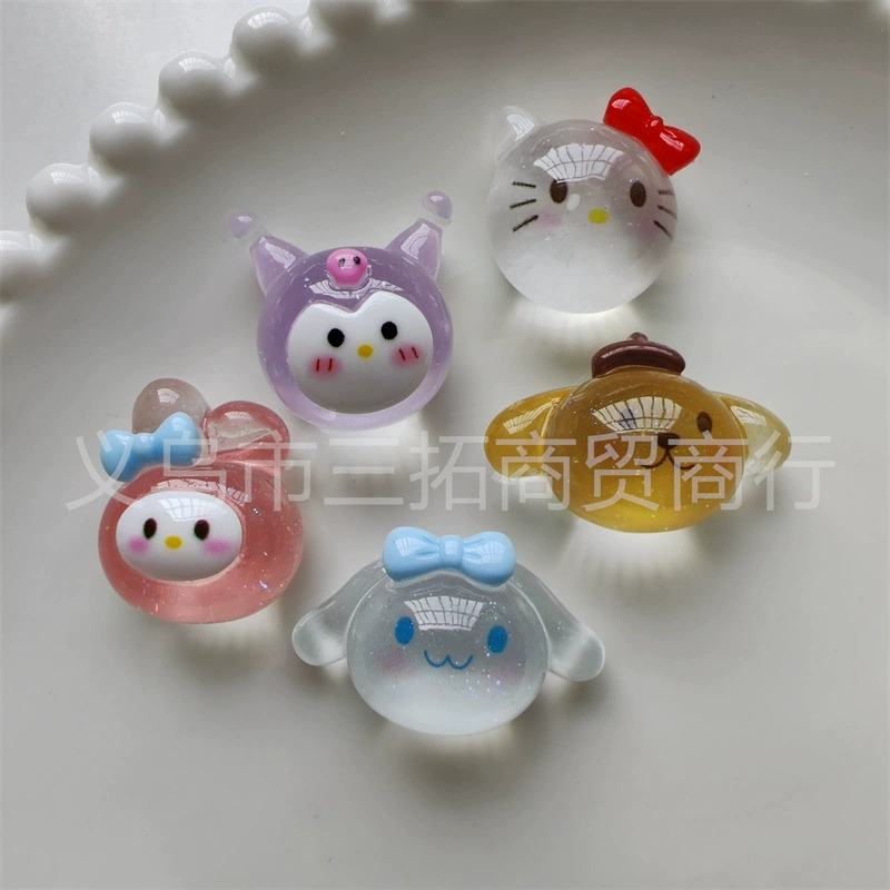 Cartoon accessories, cream phone case, three dimensional accessory, DIY
