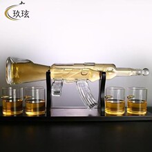 工厂批发家用创意酒瓶威士忌套装酒具ak-47鸡尾酒工艺酒瓶醒酒器