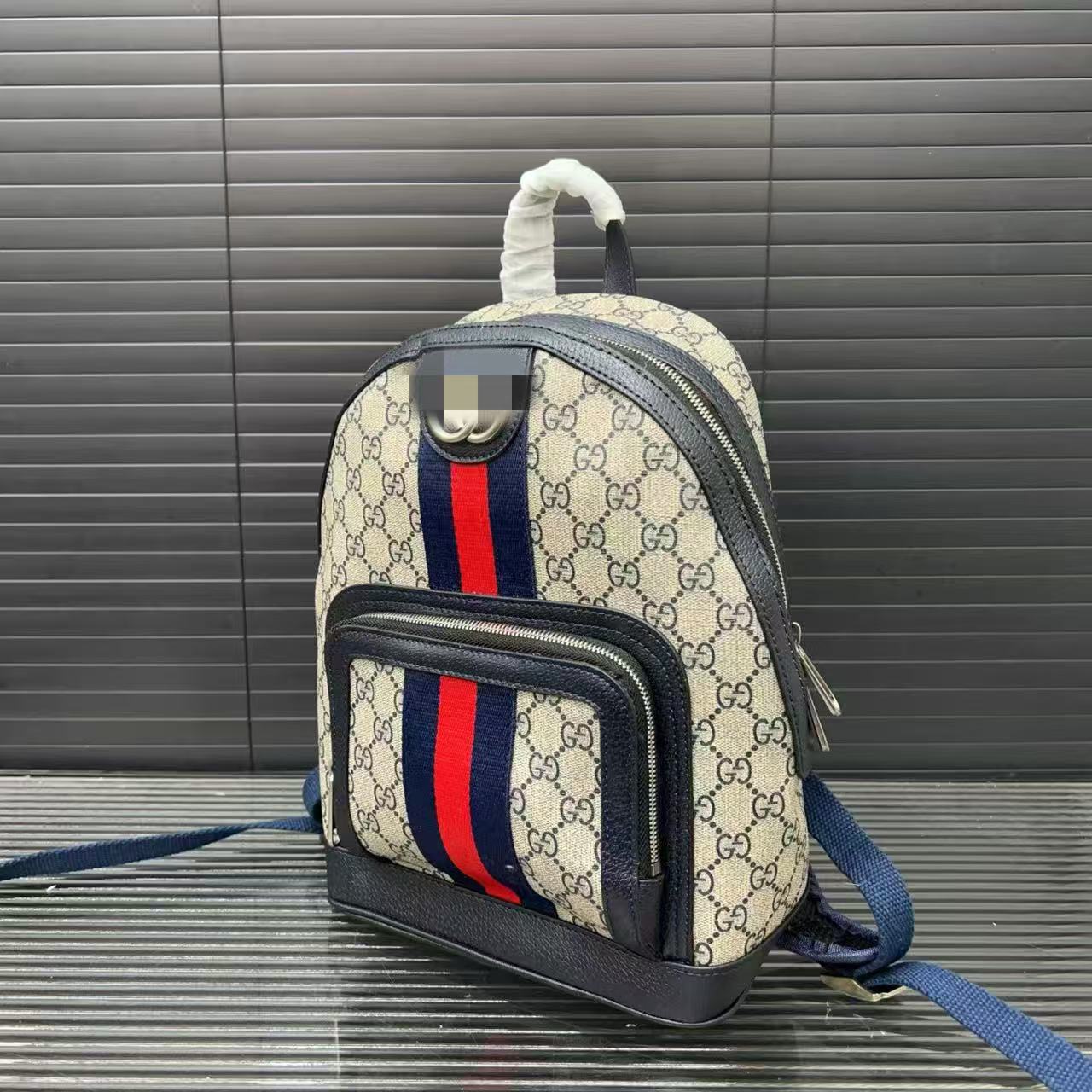 Venta caliente de comercio exterior nueva moda Ophidia mochila de lona para hombres y mujeres con la misma mochila presbicia