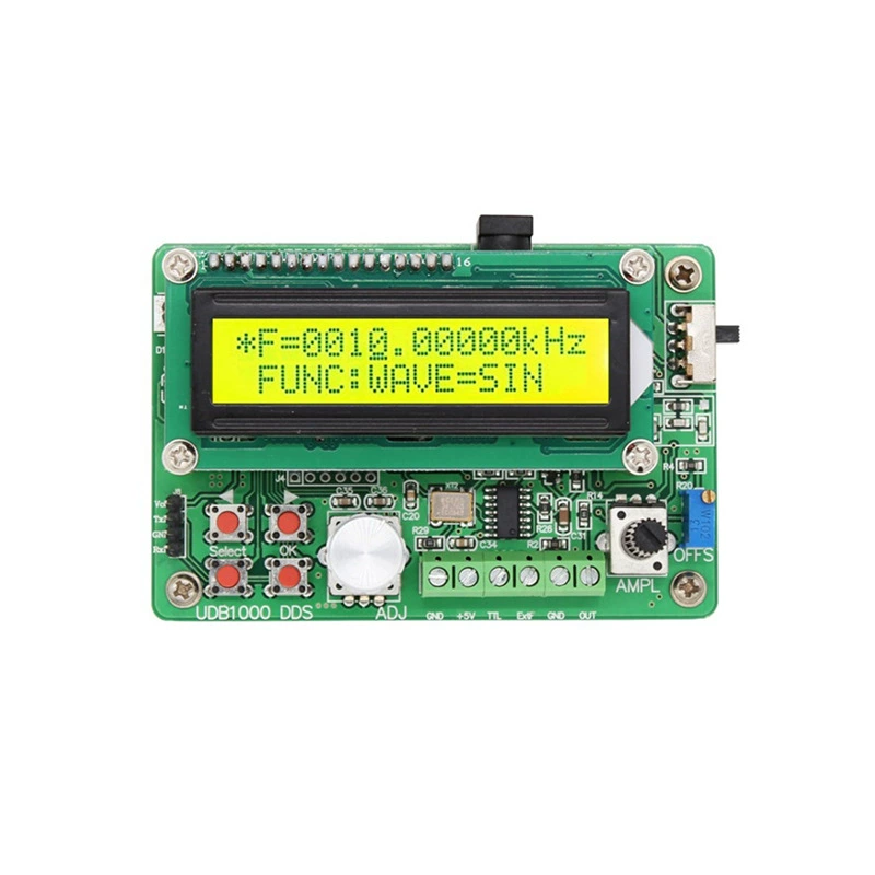 UDB1000 Функция сигнала DDS Генератор источника сигнала 60M Частотомер