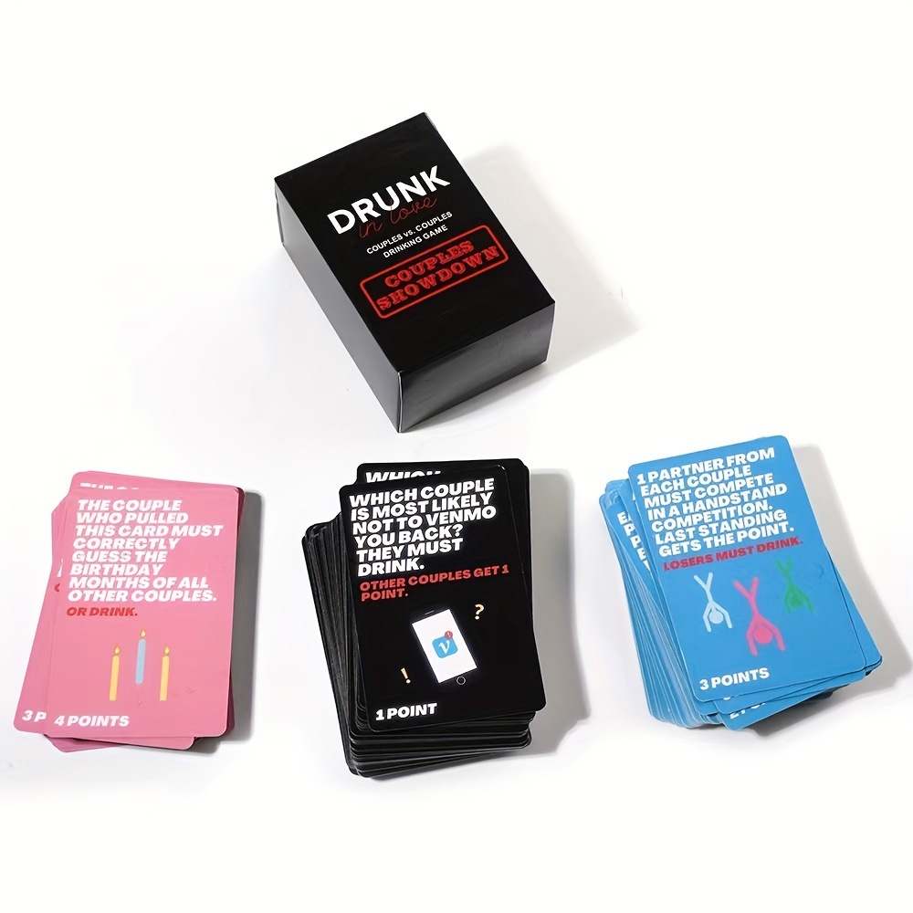 Romantic Card Game For Couples - Interactive Party Drinking Fun_voghion.com