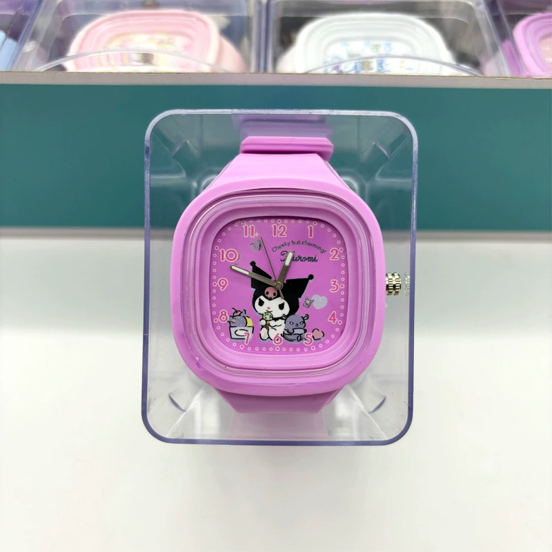 Cute high quality children's watch, silicone cartoon watch box, Birthday gift
