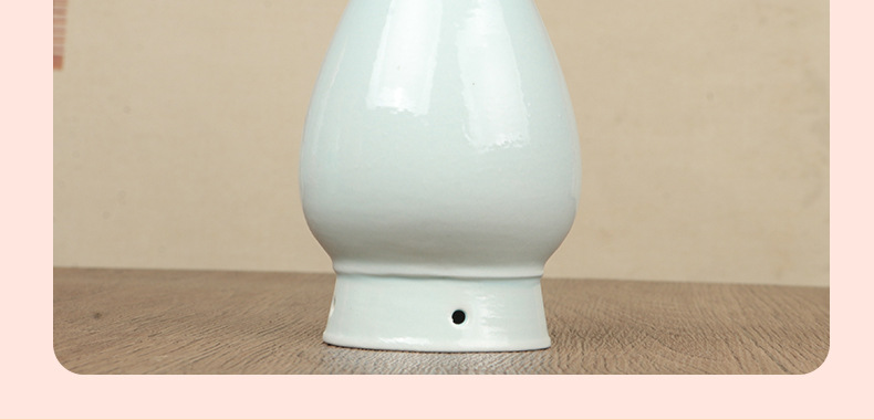 Facial Moxibustion Cup Ceramic Peach Blossom Facial Warming Tool with Cloth Cover for Home and Spa Use preparation