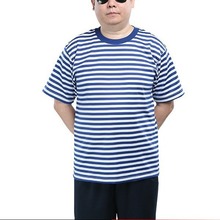 海魂衫套装男夏季短袖体能训练服女夏半袖宽松男士海条纹t恤批发