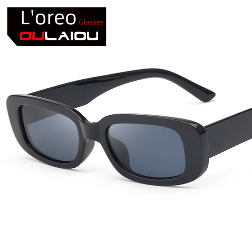 Black Frame 2024 New Men's and Women's Retro UV Protection Sunglasses for Overseas Trade