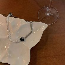 闪耀雏菊流苏锁骨链小众简约花朵项链2023年新款女气质网红颈链