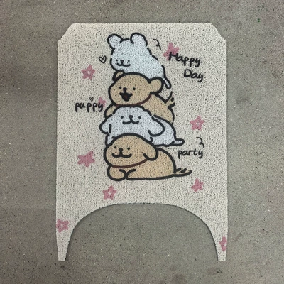 foot mat, No.9 M1 100 | Electric vehicle foot mat - line-puppy-no9-m1100m185