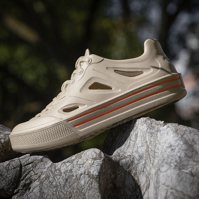 男鞋2025年夏季外穿镂空洞洞鞋透气运动休闲沙滩涉水女鞋外贸耐穿