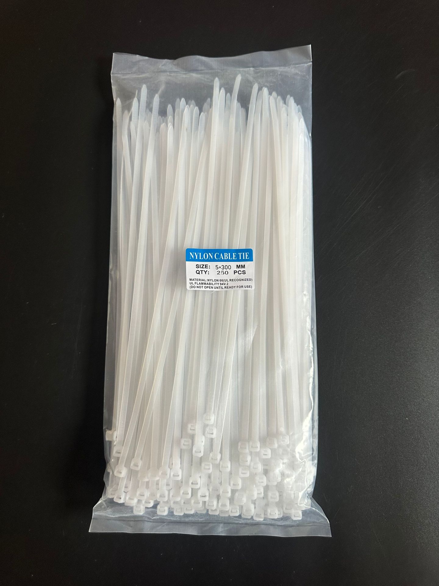 Cincho de Nylon Autobloqueante Serie 3 de Nylon para Organización de Cables