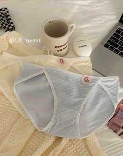 5A婴儿棉~内裤女纯棉无痕高叉低腰性感少女学生柔软舒适短裤