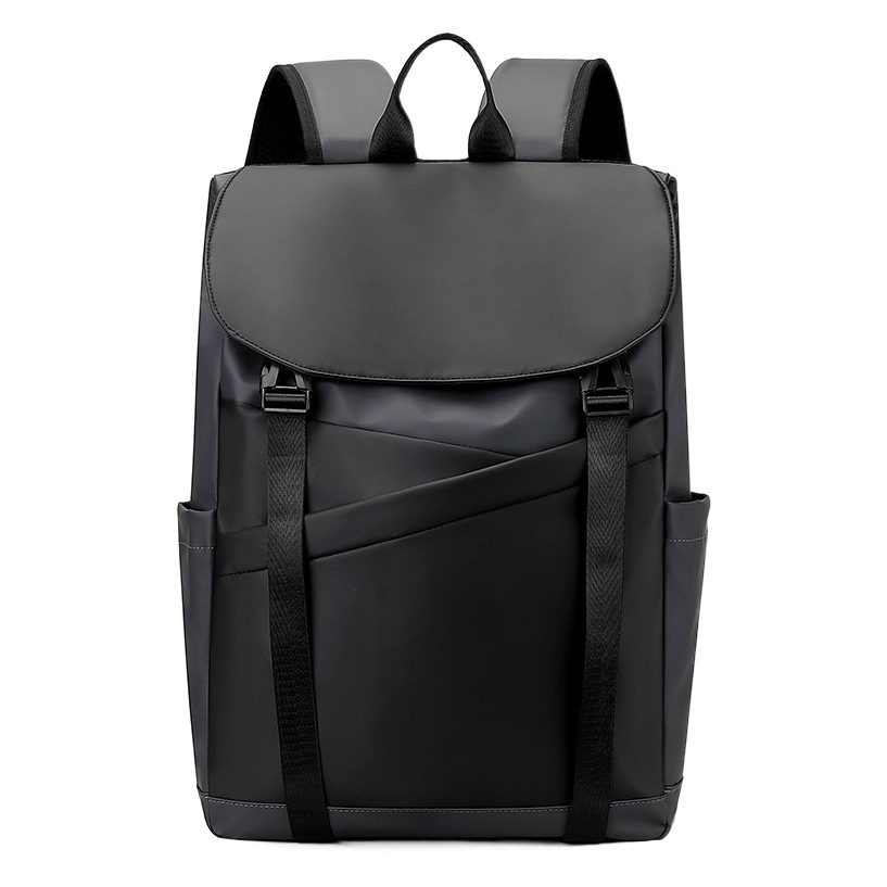 Retro Fashion Schoolbag Casual Travel Computer Backpack Large Capacity Water-repellent Student Casual Flip Backpack