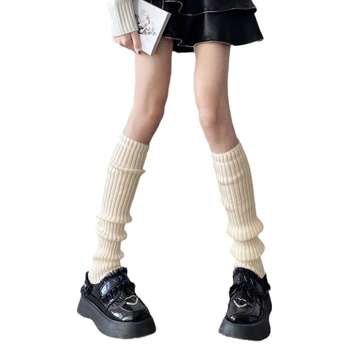 Extra long over-the-knee stockings for hot girls JK knitted socks sets pile socks for women in autumn and winter thickened warm thigh sets