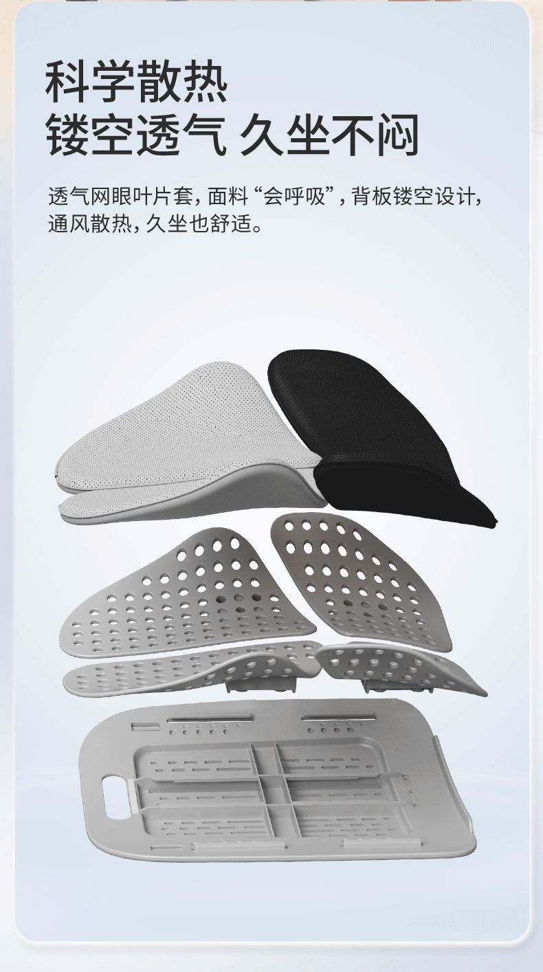 Ergonomic backrest cushion, lumbar support for car, office lumbar support, back support tool, lumbar support