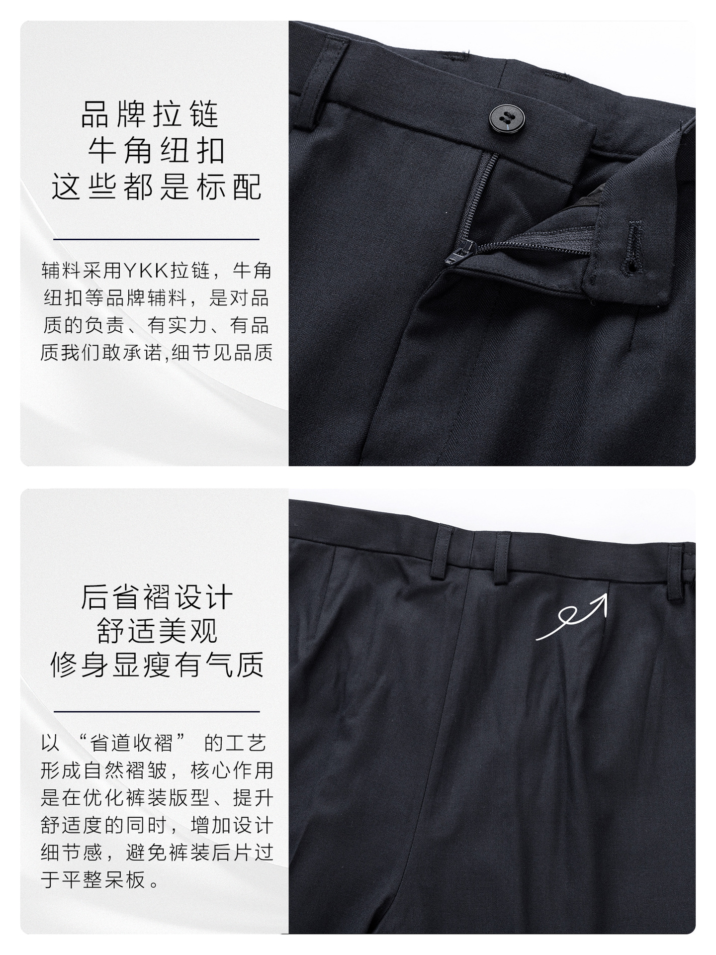 Pantalones de lana de mujer primavera y otoño pantalones de trajes rectos bancarios pantalones de trabajo temperamento sin quemar delgado alto image 3