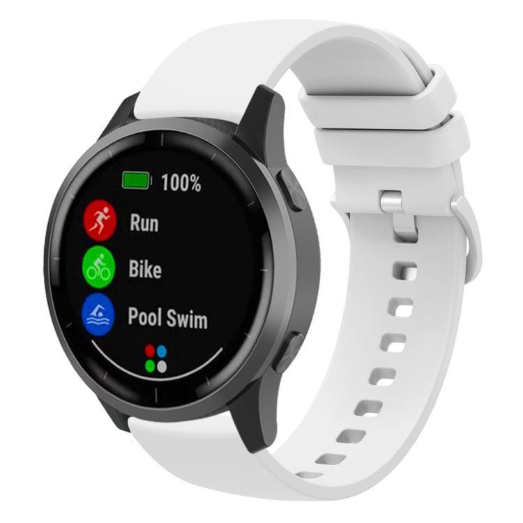 18mm / 22mm / 20mm correa de reloj de silicona plana de color sólido simple correa de reloj suave