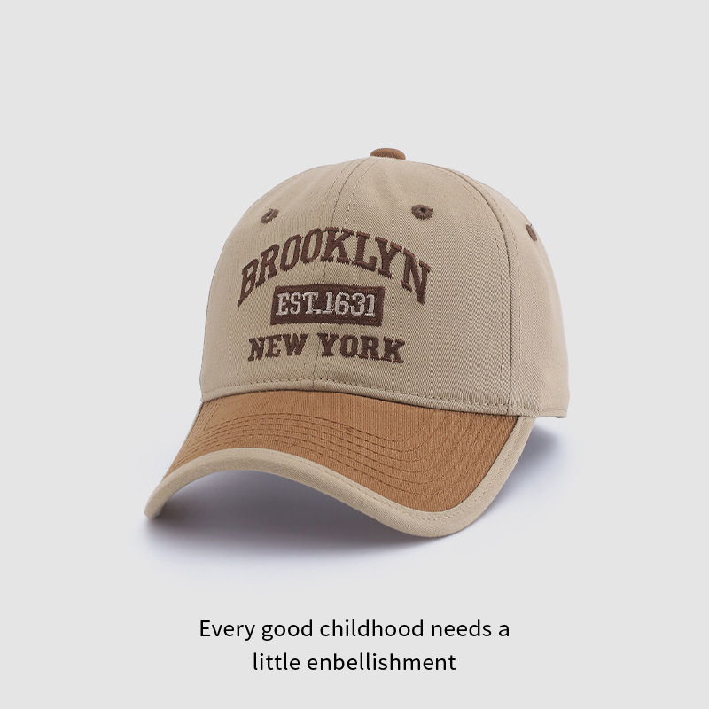 Primavera y otoño ins sombrero de béisbol para niños coreanos sombrero de verano para niñas sombrero de sol para niños casuales sombrero de boca de pato de moda