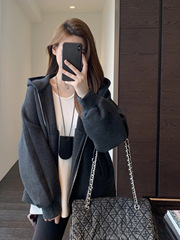 柜上1000+品质保暖慵懒休闲连帽卫衣外套女2025秋冬新款女G092414