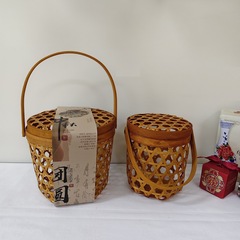 メーカー端午ギフトバスケット茶葉桶ギフトボックス卵竹かごギフトバスケット