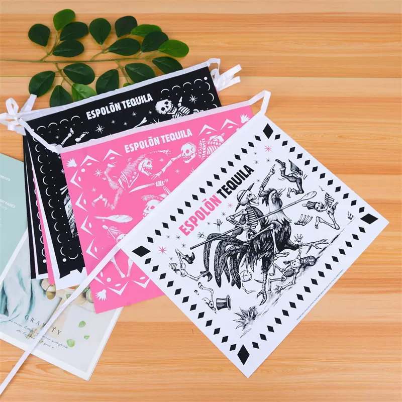 PVC塑片拉旗串旗广告旗厂家直销吊旗三角旗节日活动公司比赛装扮