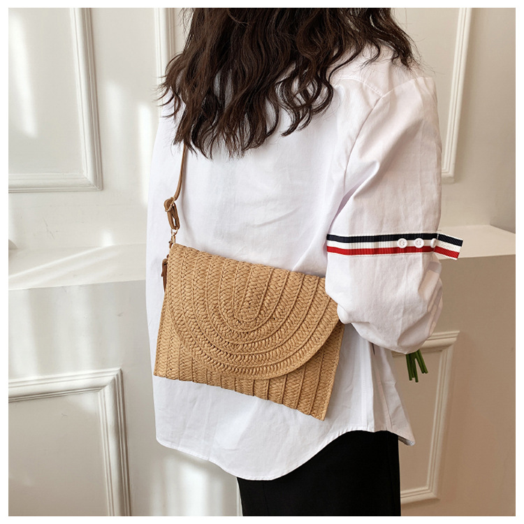 Women's Small Spring&summer Straw Vacation Straw Bag display picture 2
