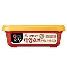清净园韩式辣酱200g拌饭酱韩国进口辣椒酱甜石锅辣炒年糕专用酱料
