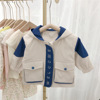 Spring summer clothing, jacket with hood, children's demi-season autumn top, 2023 collection